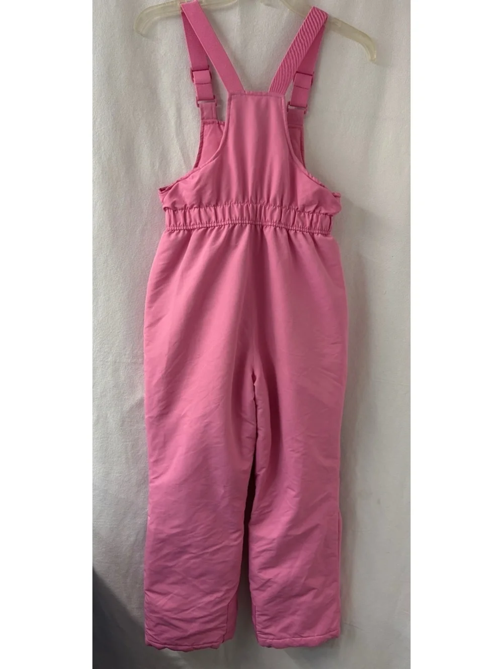 SwissTech Girls Size 10-12 Pink Insulated Snow Bib Ski Pants Winter